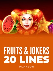 Fruits & Jokers: 20 lines